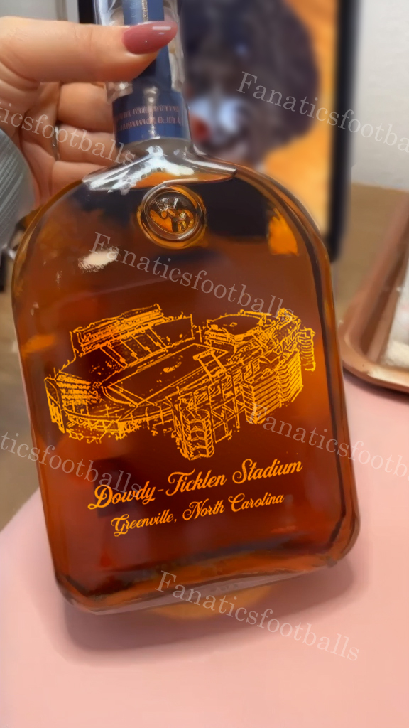 Dowdy-Ficklen Stadium Whiskey Bottles-Gifts For Sports Lovers