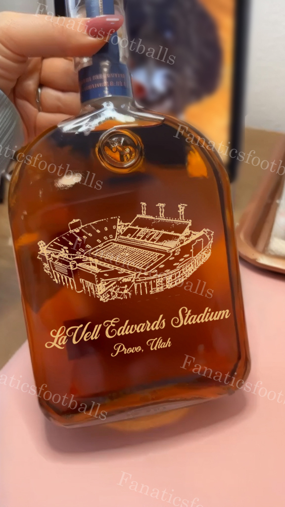 LaVell Edwards Stadium Whiskey Bottles-Gifts For Sports Lovers