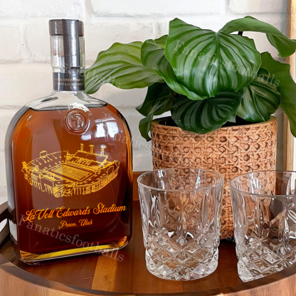 LaVell Edwards Stadium Whiskey Bottles-Gifts For Sports Lovers