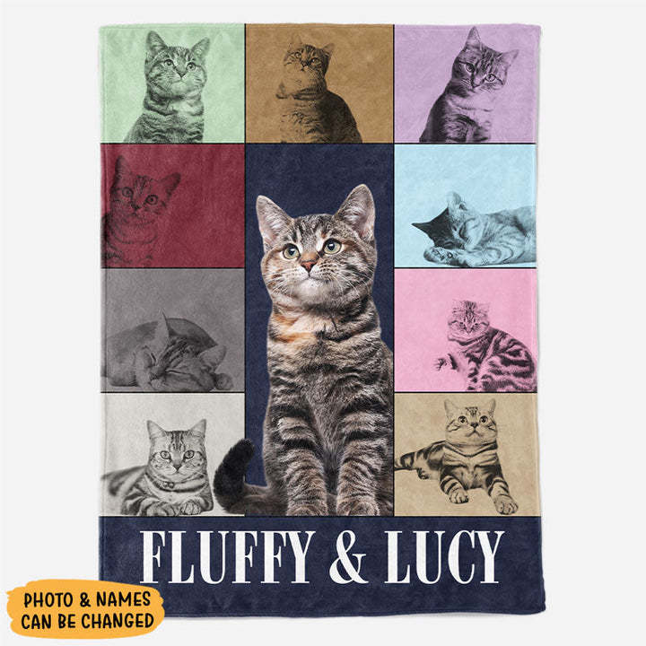 Photo Blanket, Personalized Blanket, Gift For Pet Lovers, Custom Photo-ilovevango