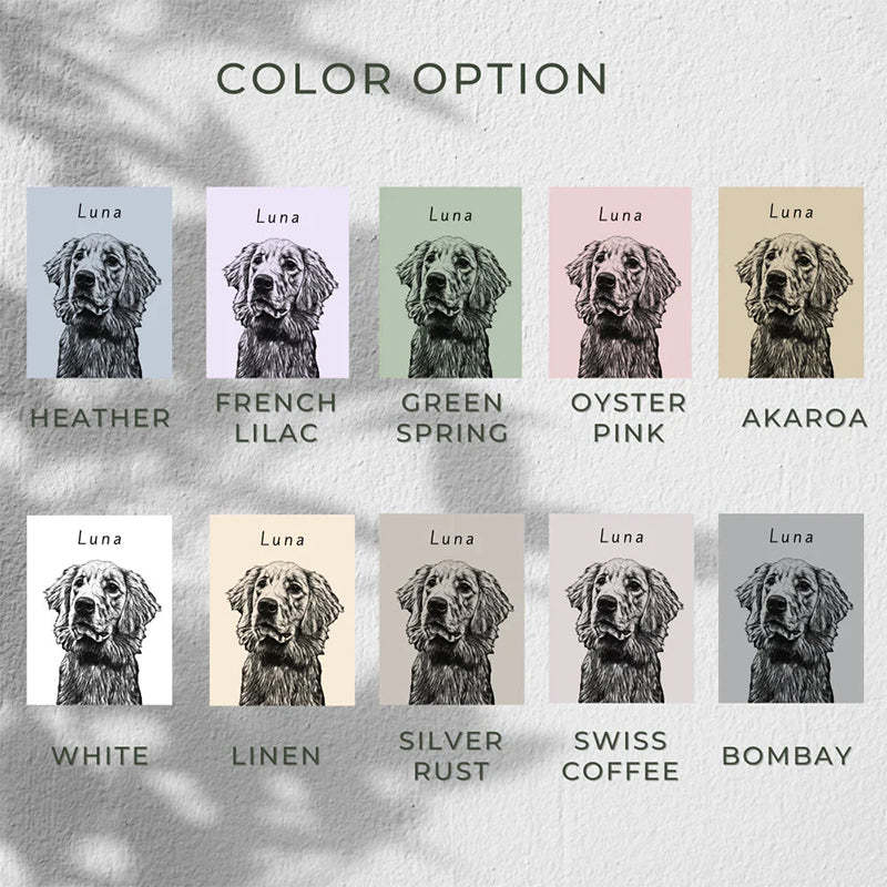 Custom Pet Pen Art Portrait Blanket, Personalized Dog Photo Throw Blanket, Dog Face and Name Blanket, Dog Lover Gift-ilovevango