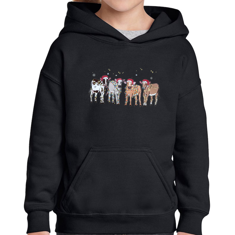 Cow Lover Animals Holiday Christmas Sweatshirt