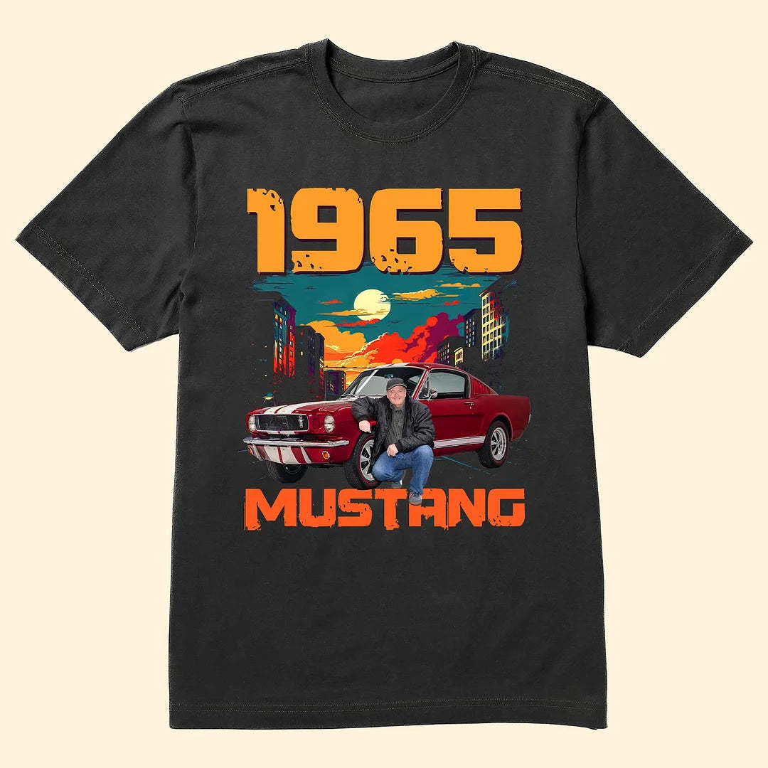 Car Vintage Tee - Personalized Photo Shirt