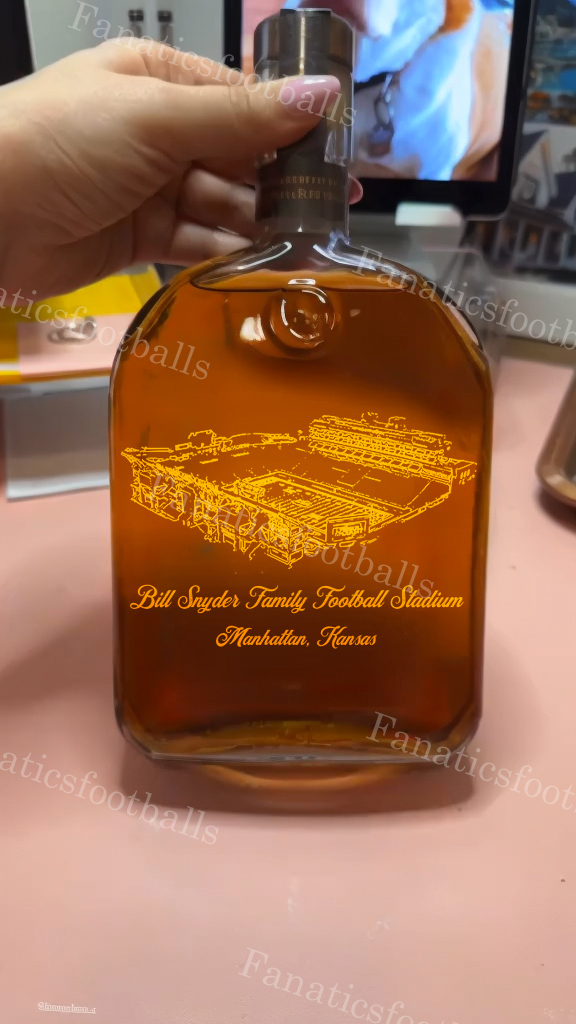 Bill Snyder Family Stadium Whiskey Bottles-Gifts For Sports Lovers