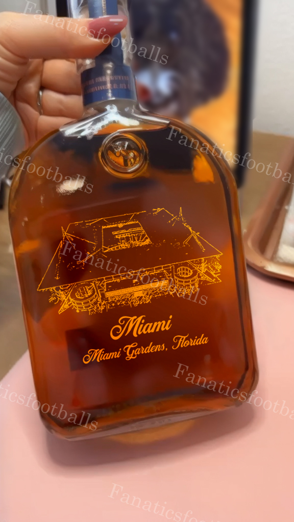 Miami Stadium Whiskey Bottles-Gifts For Sports Lovers
