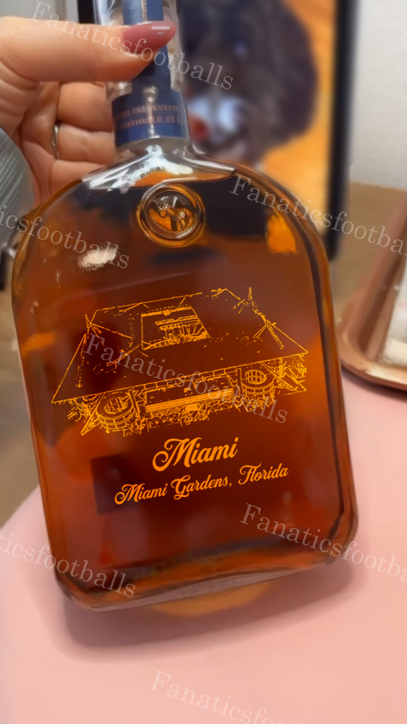 Miami Stadium Whiskey Bottles-Gifts For Sports Lovers