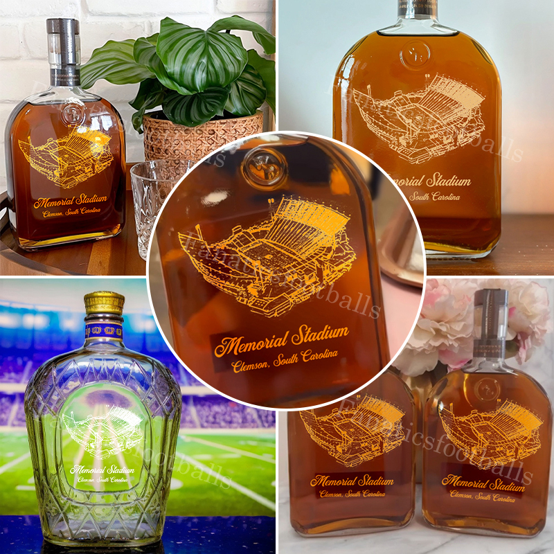 Memorial Stadium (Clemson) Whiskey Bottles-Gifts For Sports Lovers