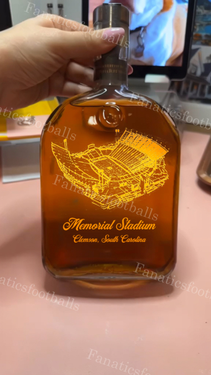 Memorial Stadium (Clemson) Whiskey Bottles-Gifts For Sports Lovers