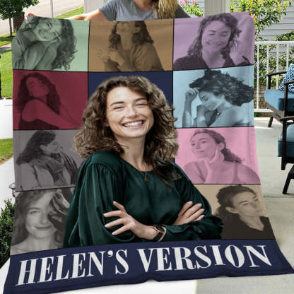 Photo Blanket, Personalized Blanket, Gift For Pet Lovers, Custom Photo-ilovevango