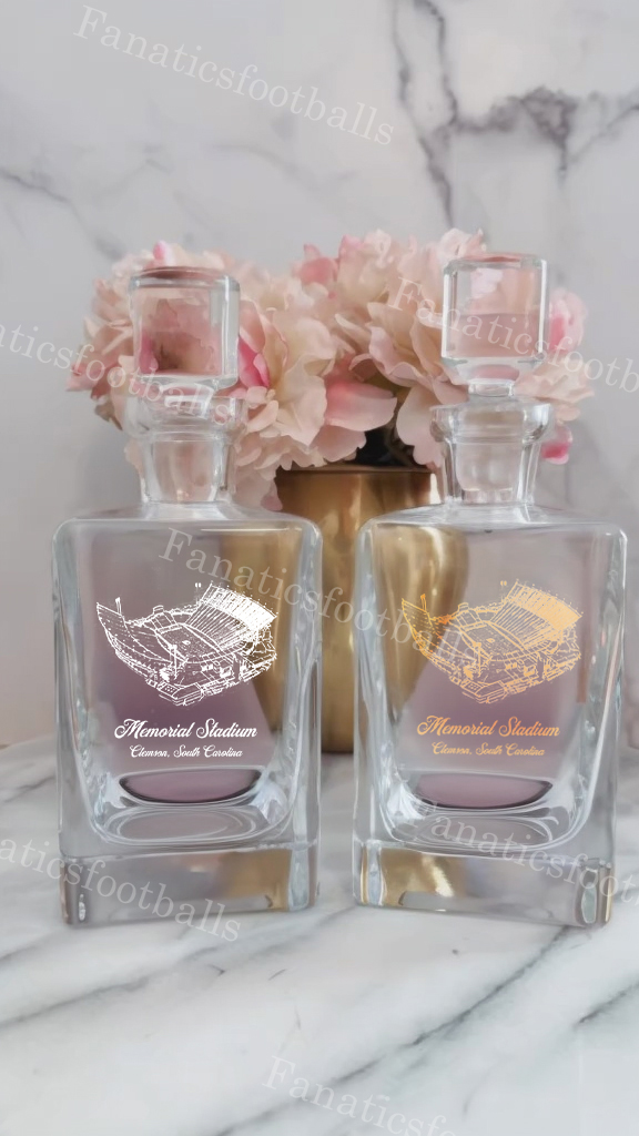 Memorial Stadium (Clemson) Whiskey Bottles-Gifts For Sports Lovers