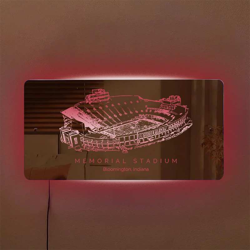 Memorial Stadium (Indiana) Stadium Mirror Light-Gifts For Sports Lover