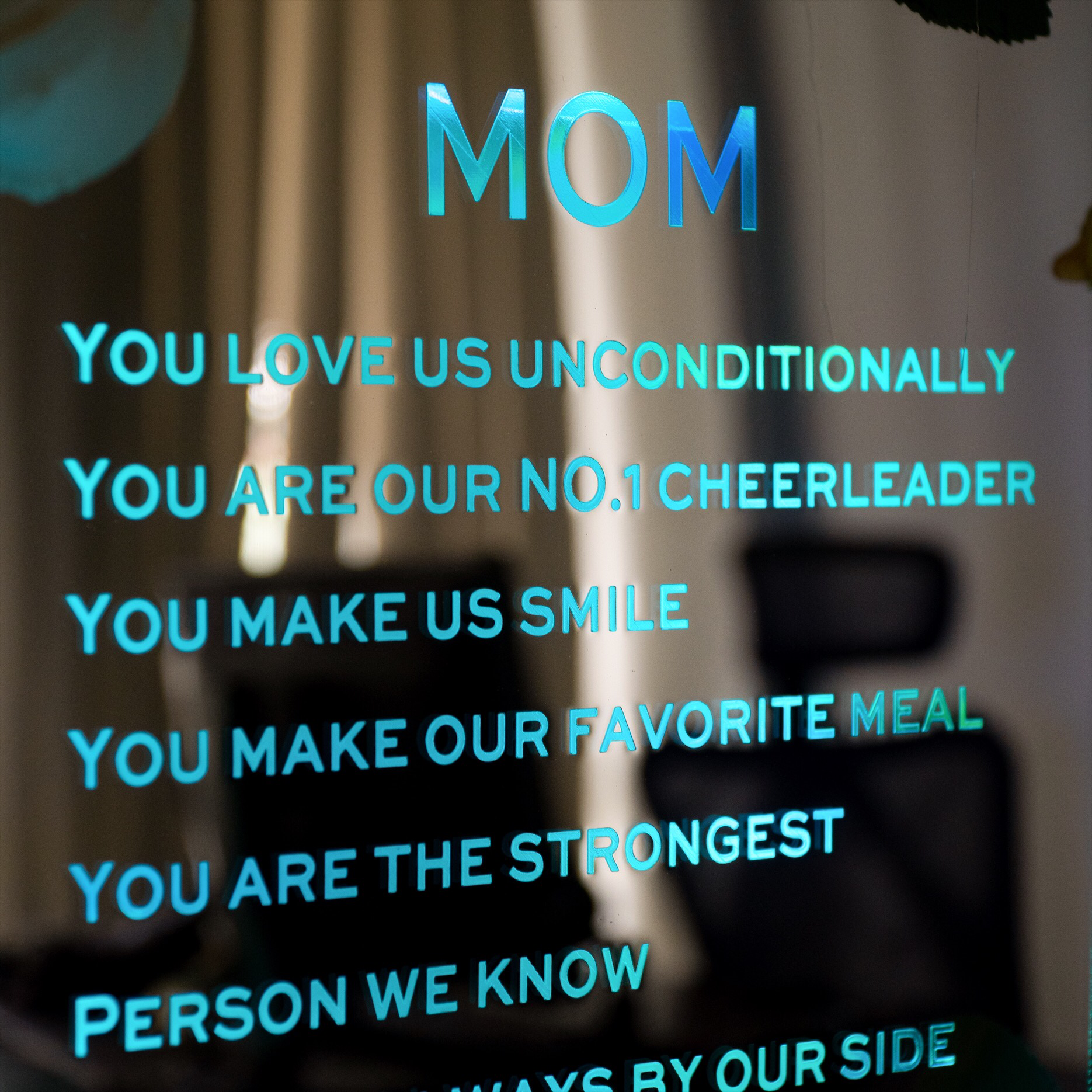 Reasons why I love you Mom- Personalized Light Up Mirror