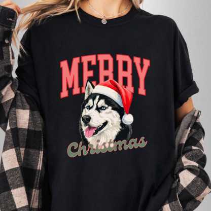 Custom Merry Christmas Dog Sweater, Dog Mom / Dog Dad Sweatshirt
