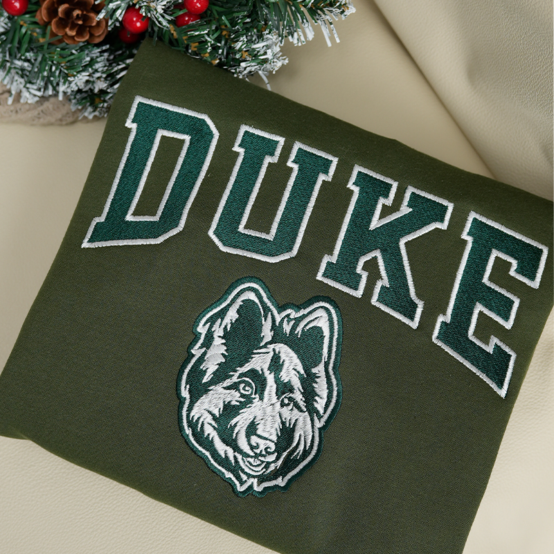 PetFiestas® Custom Pet Varsity Style Embroidered Sweatshirt Hoodie T-shirt