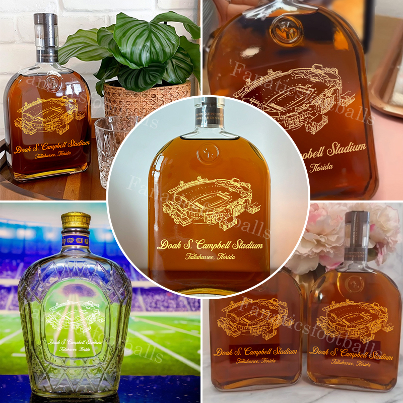 Doak S. Campbell Stadium Whiskey Bottles-Gifts For Sports Lovers