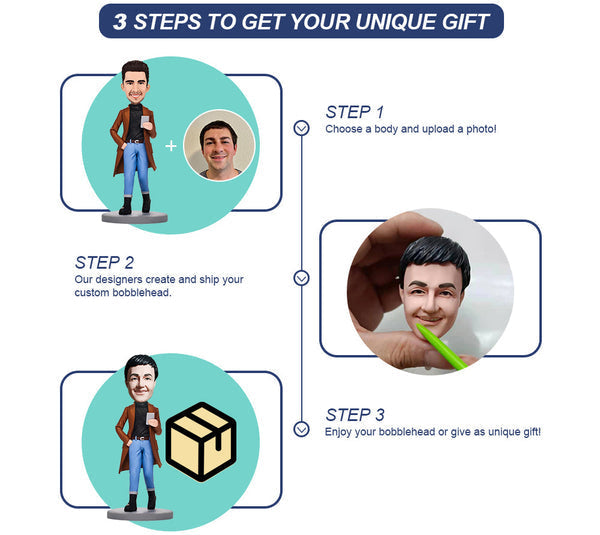 Custom Bobblehead Personalized Bobblehead Couple Gifts-ilovevango