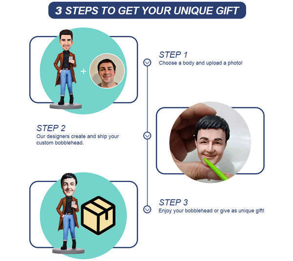 Custom Bobblehead Personalized Bobblehead Couple Gifts-ilovevango