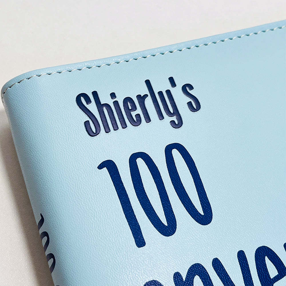 Custom 100 Envelope Challenge Binder-Easy And fun Way To Save $5,050