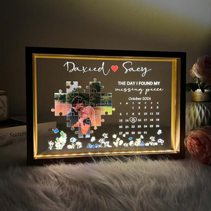 The Day I Found My Missing Piece Light Frame  - 💕 Best Gifts to Lover 💕