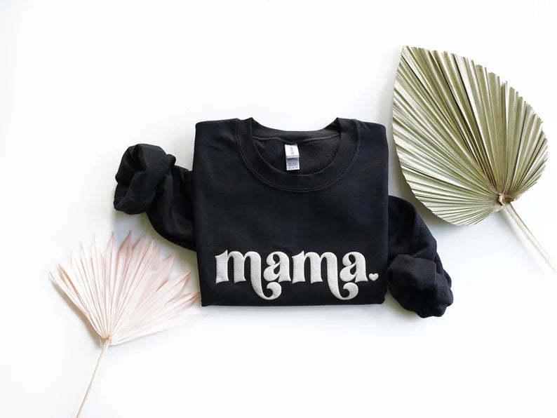 Mama Sweatshirt, Mama Est Sweatshirt, Mothers Day Gift, Cool Mom, First Mothers Day Gift, Personalized Gift, Mom Life Shirt, New Mom Gift-ilovevango