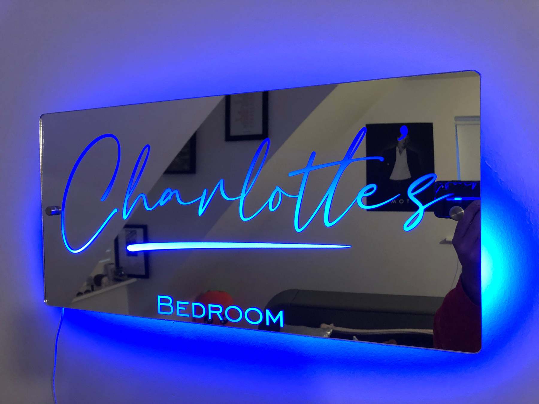 🎄Hot Sale🎄Personalised Name Mirror - Light Up Mirror(Buy 2 Get Free Shipping)