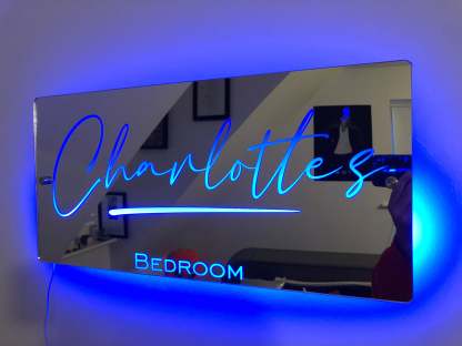 🎄Hot Sale🎄Personalised Name Mirror - Light Up Mirror(Buy 2 Get Free Shipping)