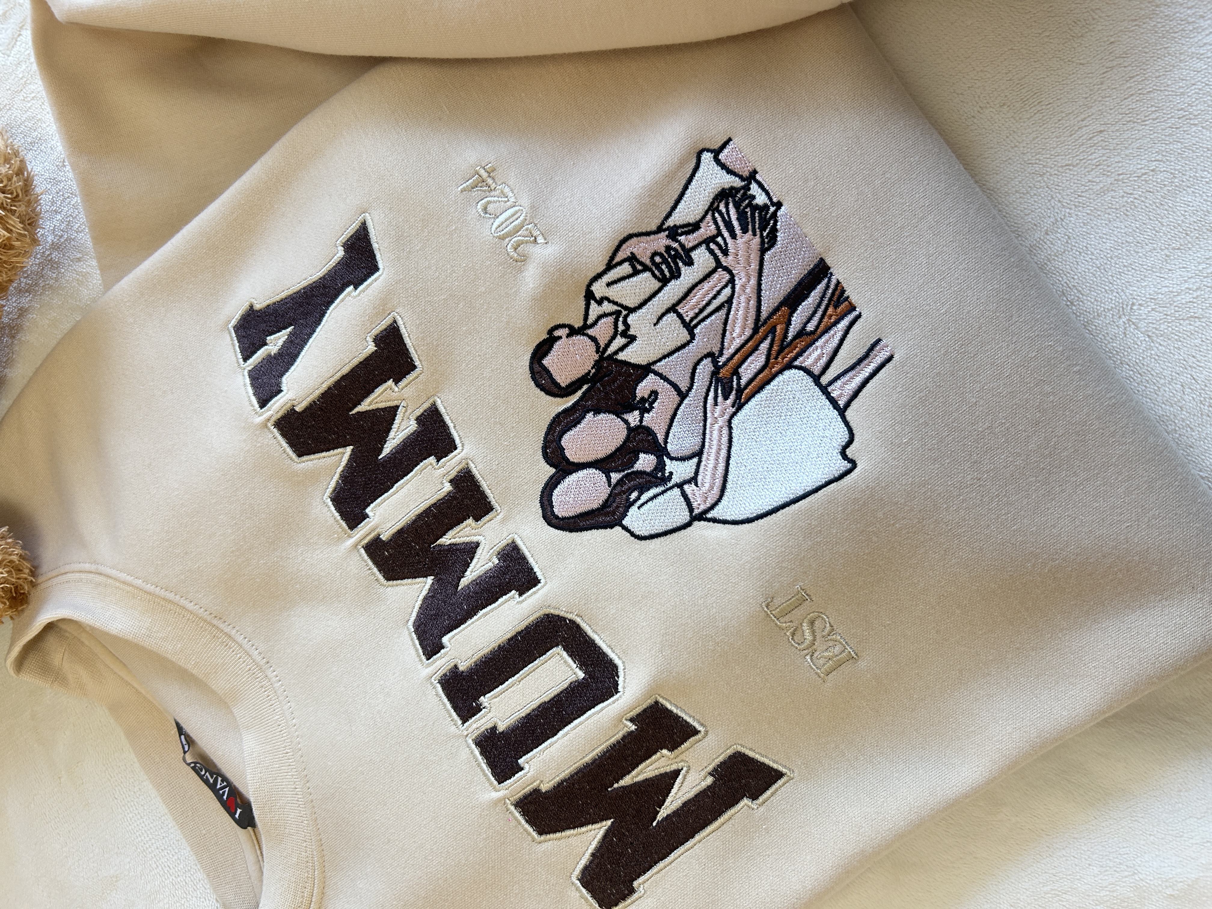 Custom Dad Photo Embroidery with nickname T-shirt/ Sweatshirt /Hoodie