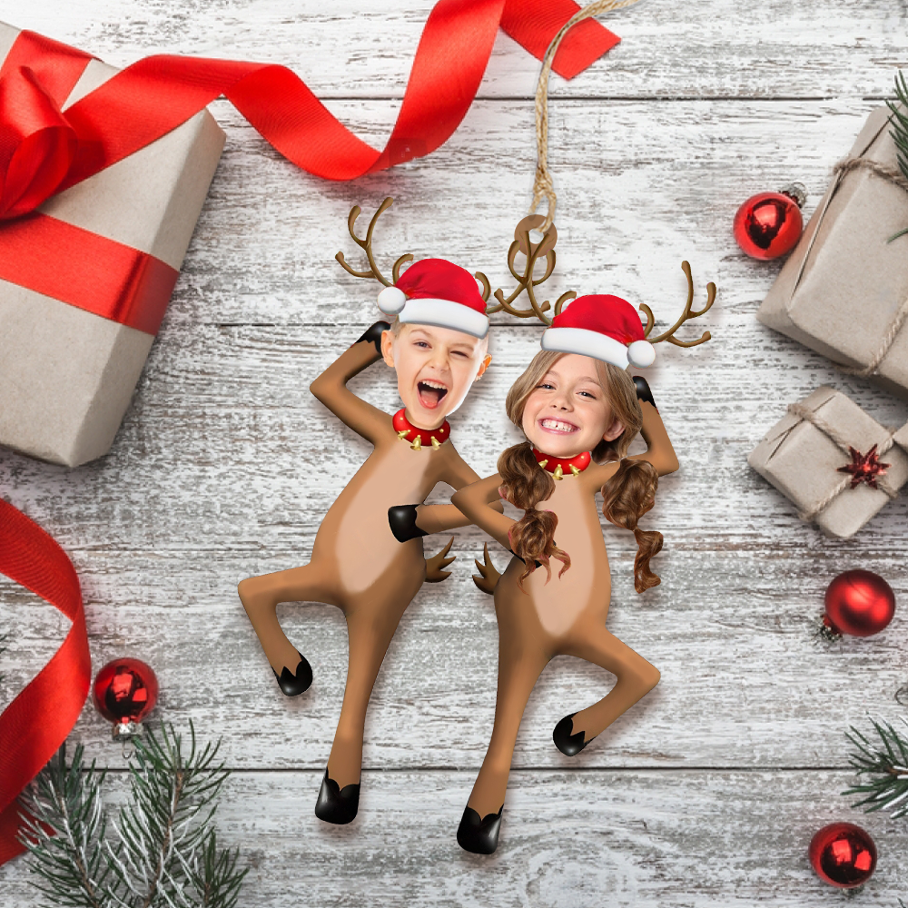 Custom photo Ornament | Santa