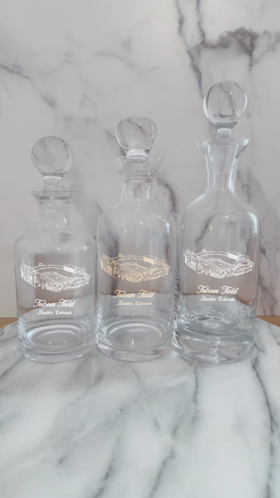 Folsom Field Whiskey Bottles-Gifts For Sports Lovers