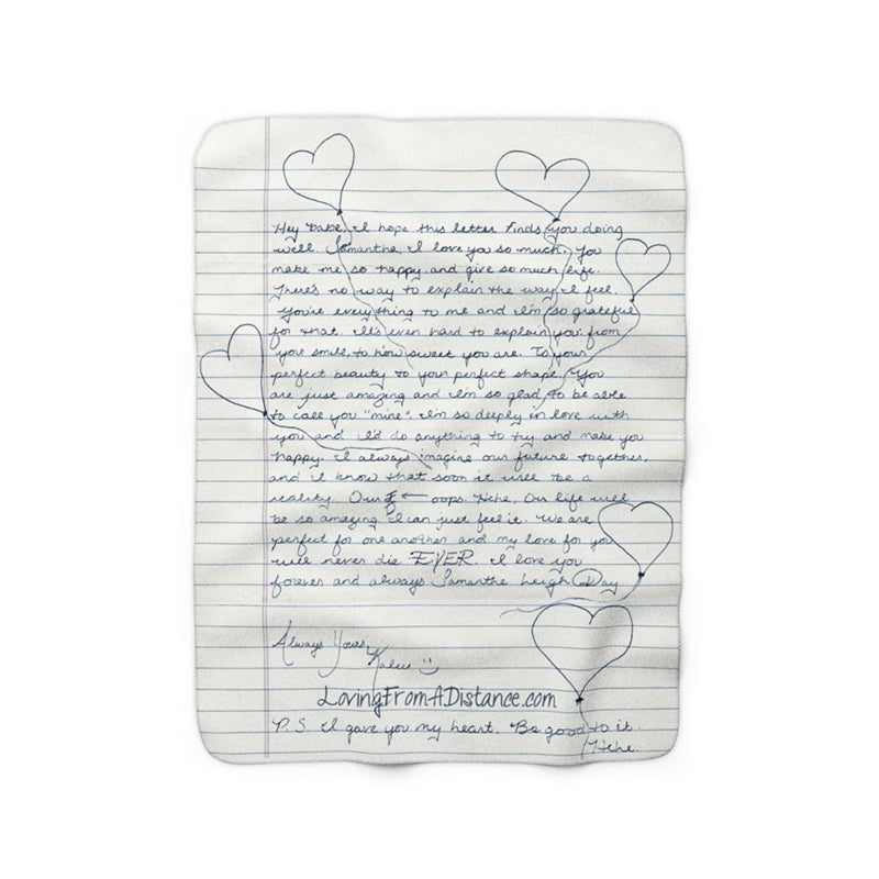 Custom Blanket Bereavement Gift Memorial Gift for Loss of Mother Dad Handwriting Gift Condolence Gift Sympathy Gift-ilovevango