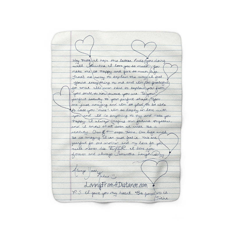 Custom Blanket Bereavement Gift Memorial Gift for Loss of Mother Dad Handwriting Gift Condolence Gift Sympathy Gift-ilovevango