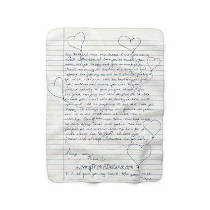 Custom Blanket Bereavement Gift Memorial Gift for Loss of Mother Dad Handwriting Gift Condolence Gift Sympathy Gift-ilovevango