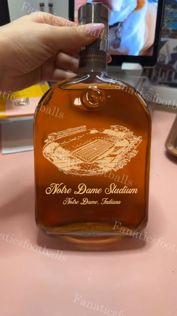 Notre Dame Stadium Whiskey Bottles-Gifts For Sports Lovers