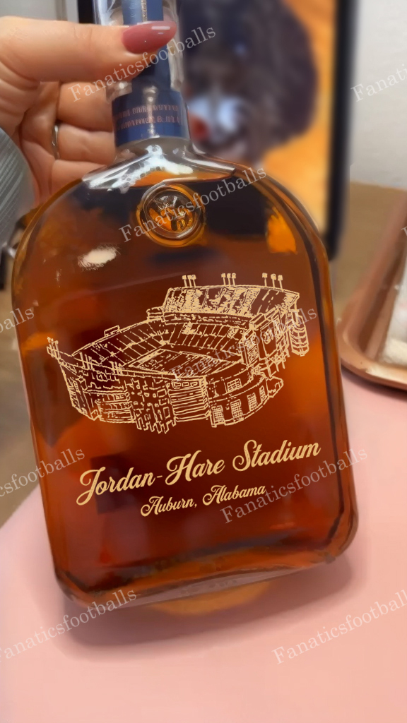 Jordan-Hare Stadium Whiskey Bottles-Gifts For Sports Lovers