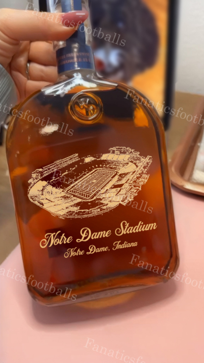 Notre Dame Stadium Whiskey Bottles-Gifts For Sports Lovers