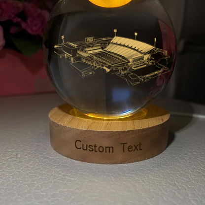 Milan Puskar Stadium 3D Spherical Crystal Lamp