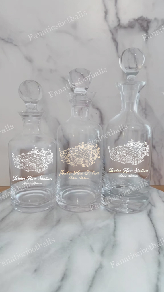 Jordan-Hare Stadium Whiskey Bottles-Gifts For Sports Lovers