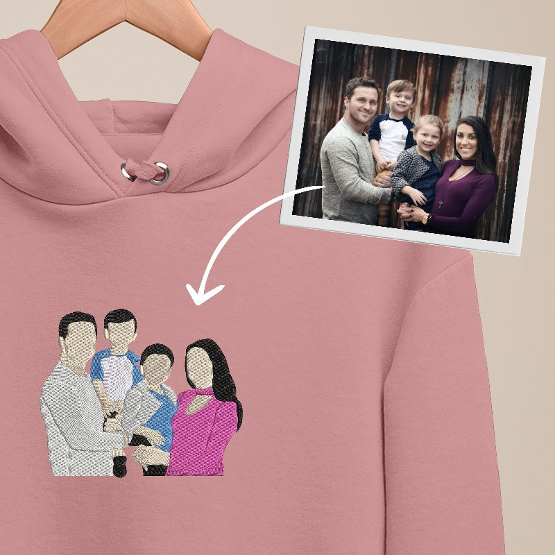 Gifts For Family Custom Embroidered Hoodie Sweatshirt