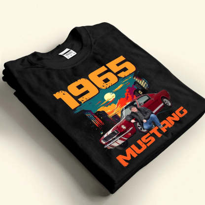 Car Vintage Tee - Personalized Photo Shirt
