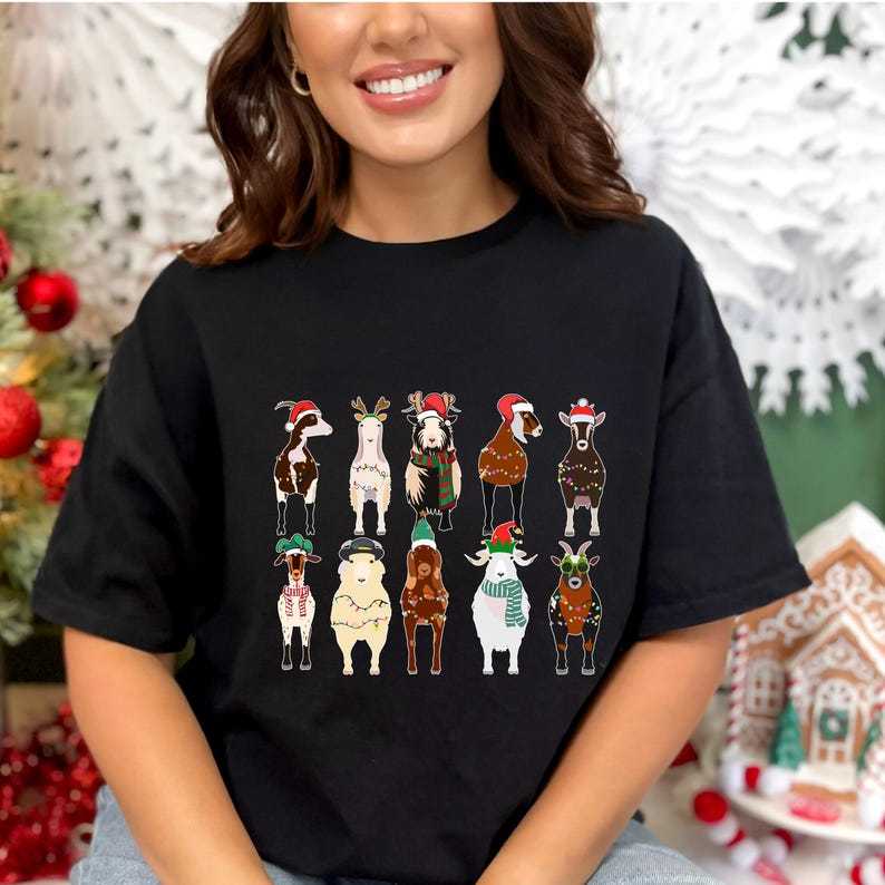 Goat Lover Animals Holiday Christmas Sweatshirt