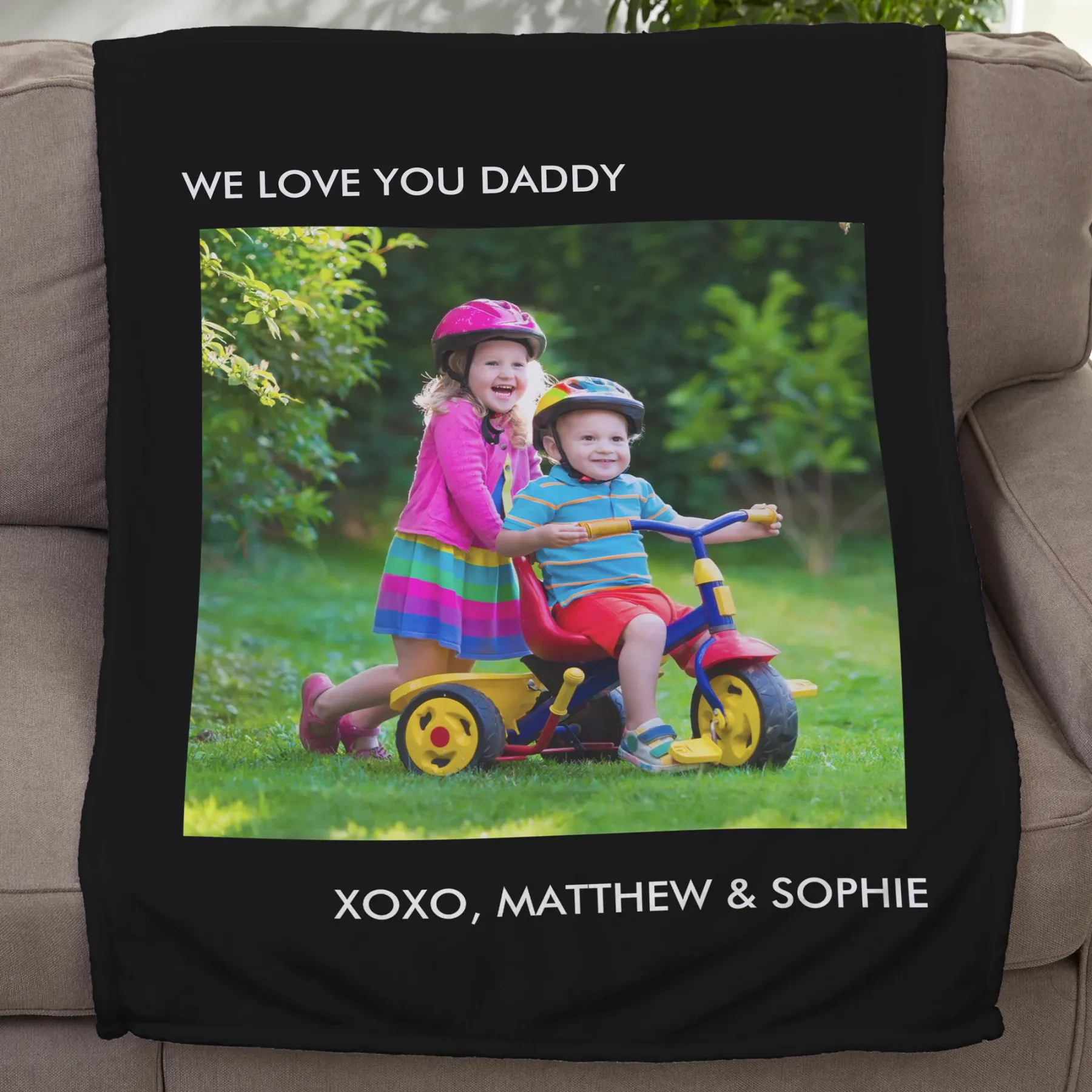 The Warmth of Love 💖 - Personalized Fleece & Sherpa Photo Blanket - Custom 5-Photo Design, Perfect Gift for Lovers & Family