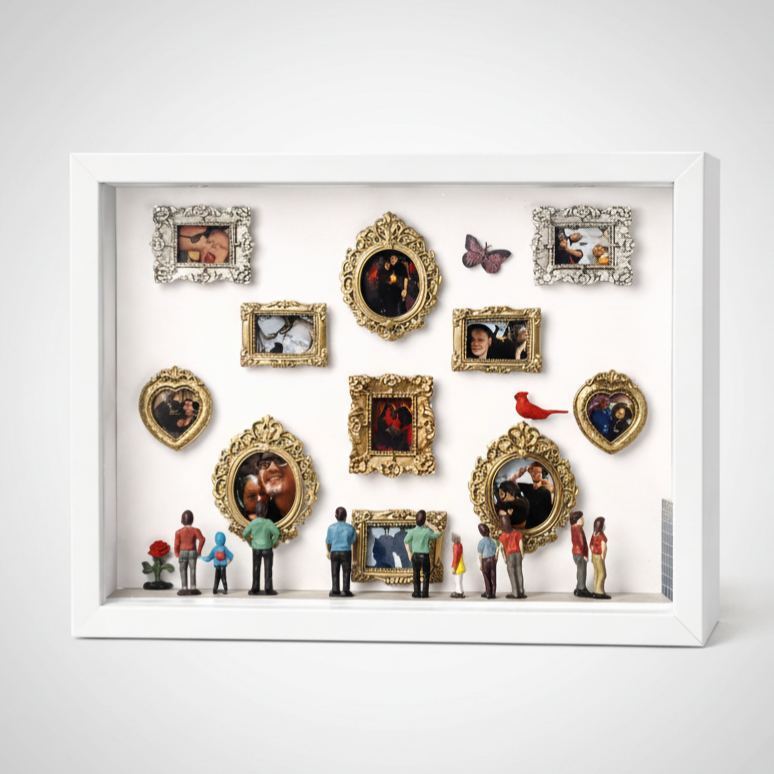 Museum of Us Frame Personalized Couples Gift for Her Cute Miniature Museum Gifts Meaningful Gift Valentine's Day Anniversary Gift