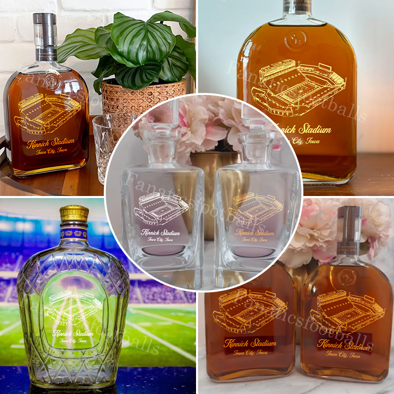 Kinnick Stadium Whiskey Bottles-Gifts For Sports Lovers