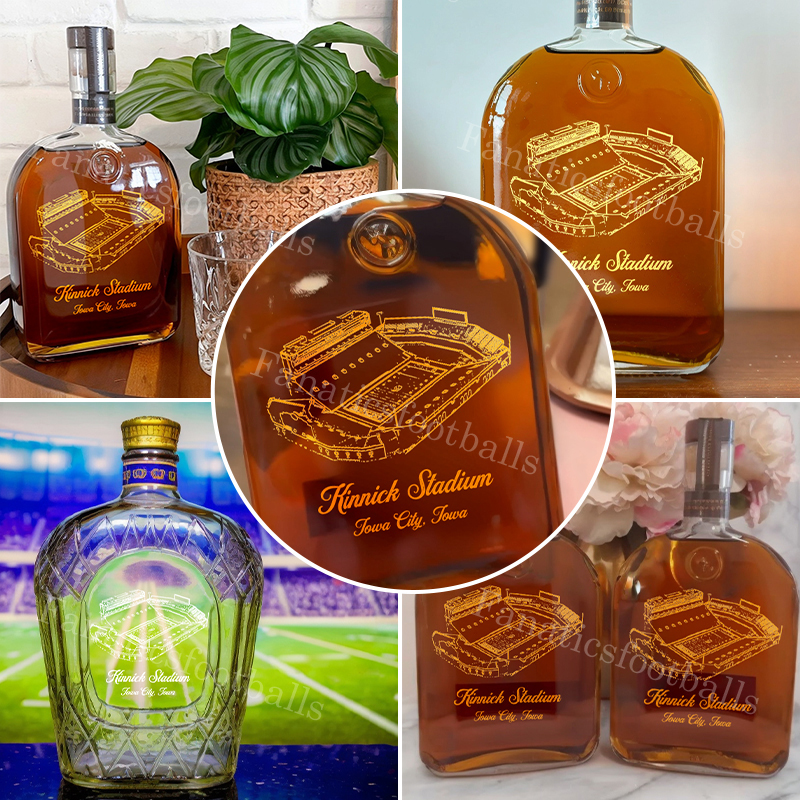 Kinnick Stadium Whiskey Bottles-Gifts For Sports Lovers