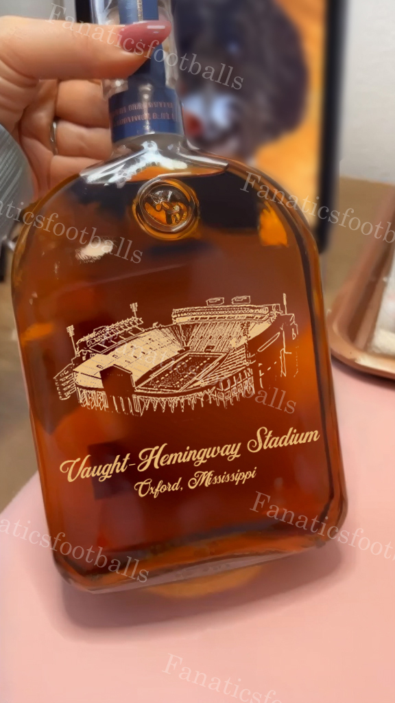 Vaught-Hemingway Stadium Whiskey Bottles-Gifts For Sports Lovers