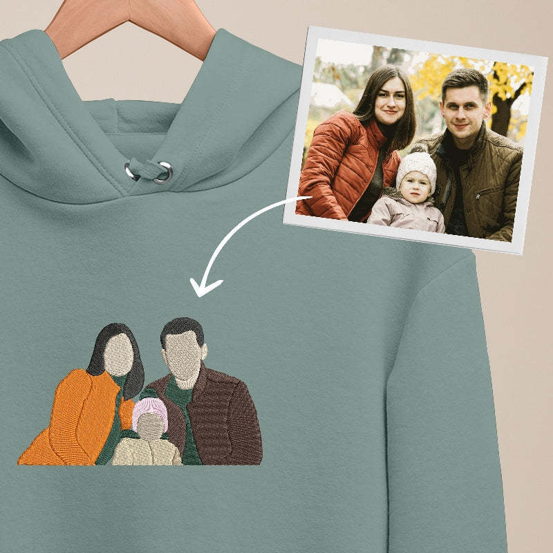 Gifts For Family Custom Embroidered Hoodie Sweatshirt Gifts For Dad