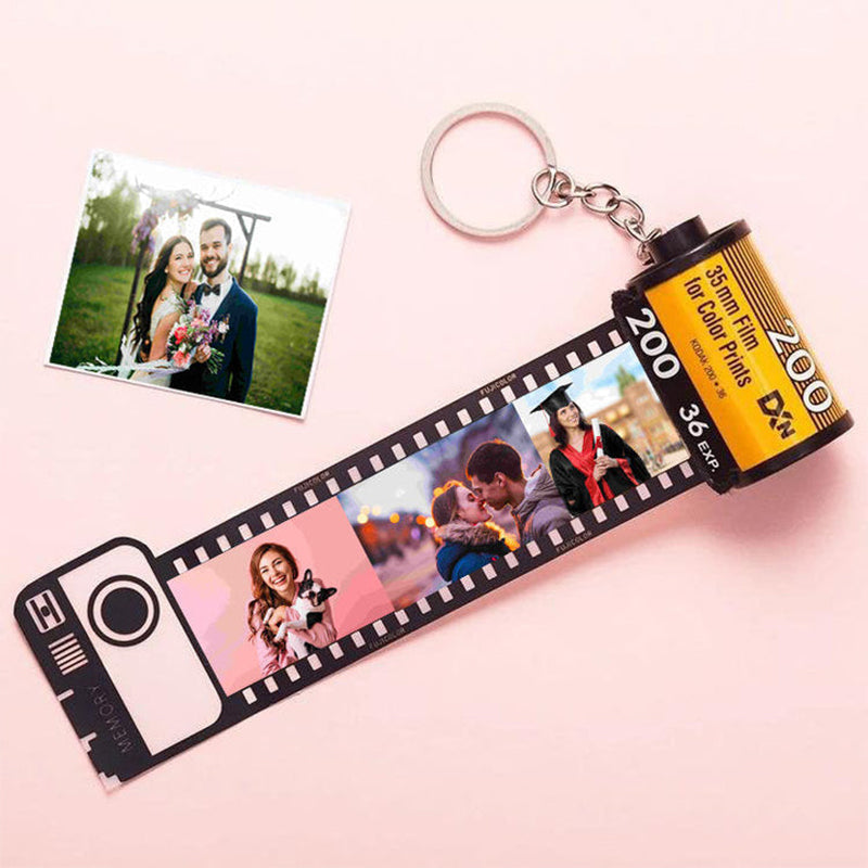 Custom Drive Safe Film Roll Keychain For Your Love