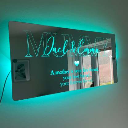 🔥Mother’s Day Sale🔥Personalised Mother’s Day Mirror - Light Up Mirror