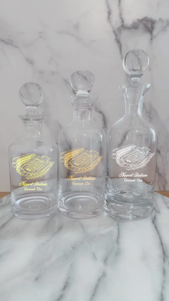 Nippert Stadium Whiskey Bottles-Gifts For Sports Lovers