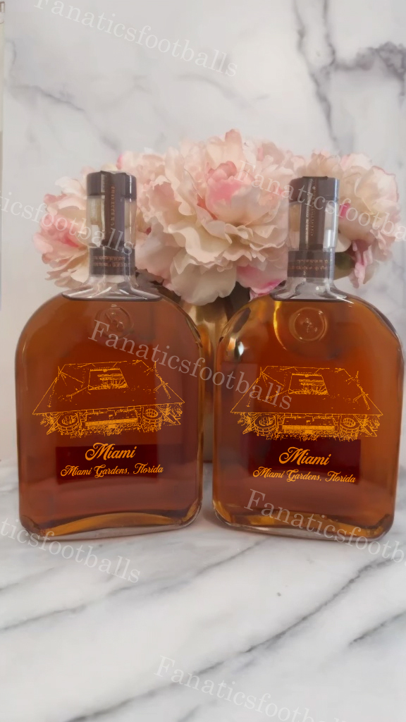 Miami Stadium Whiskey Bottles-Gifts For Sports Lovers